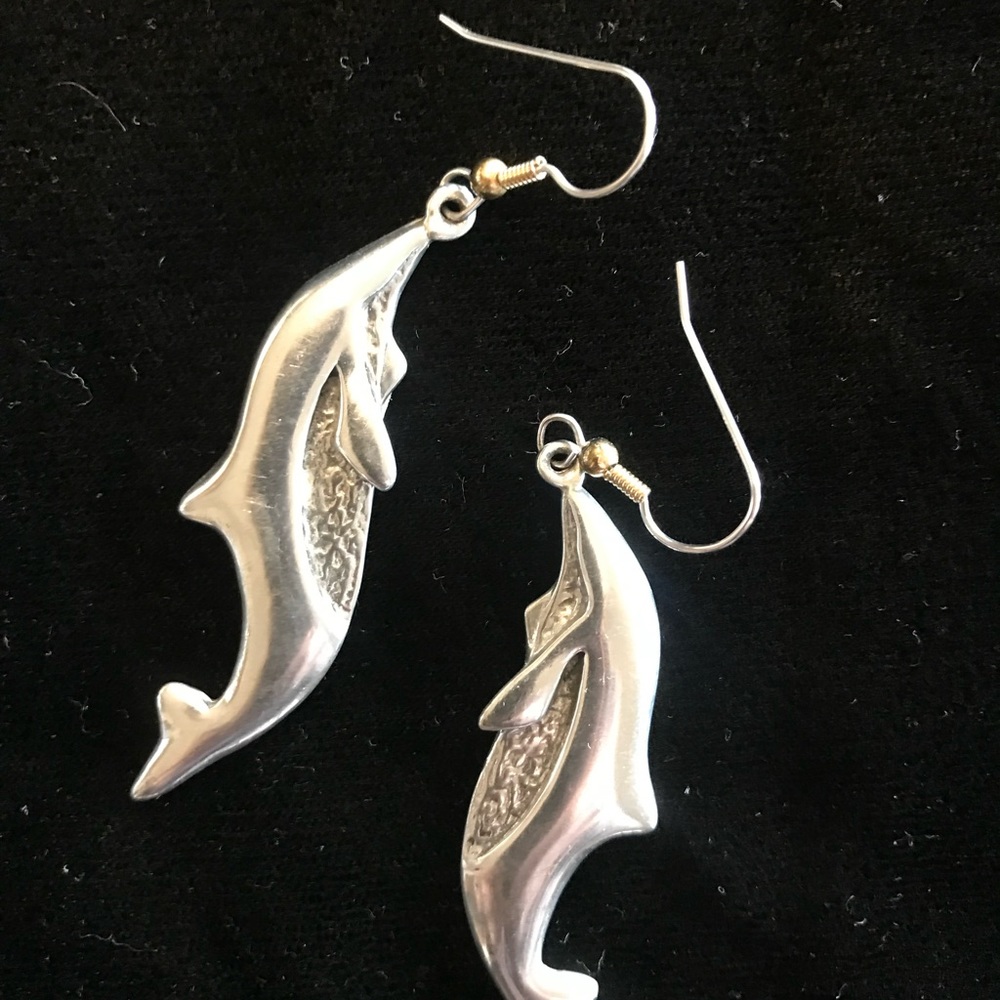 Pair of Pewter Ear rings